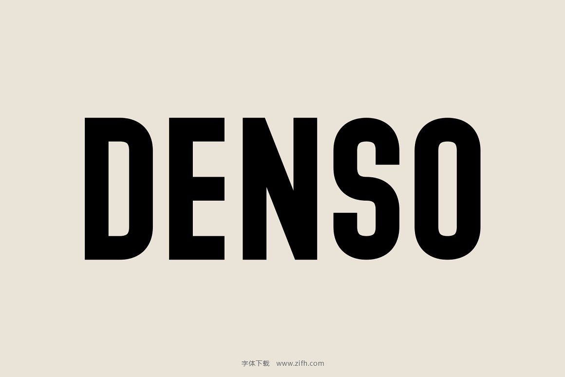 Denso-Font Family