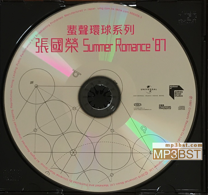 张国荣《Summer Romance'87》蜚声环球限量版[整轨WAV/320K-mp3]